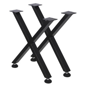 Square Tube Table Legs -  Replacement Legs for Coffee Table, Sturdy and Durable, Perfect for Dining Tables - 1 of 4