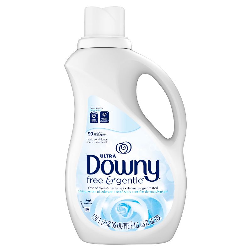 Downy Ultra Free & Gentle Liquid Fabric Conditioner - Unscented, 3 of 13