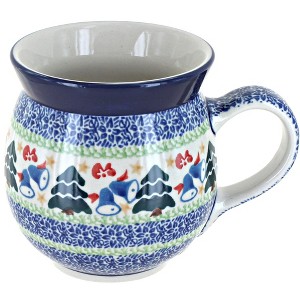 Blue Rose Polish Pottery Ceramika Artystyczna Bubble Mug - 1 of 2