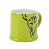 The Grinch Upside-Down Character 16 Oz Wax Resistant Green Ceramic Mug - 2 of 4