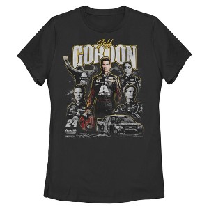 Womens Hendrick Motorsports Jeff Gordon Racing Car 24 Collage T Shirt - 1 of 4