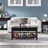 Yaheetech Lift Top Coffee Table With Hidden Compartment & 3 Cube Open Shelves For Living Room, Reception Room, Office - 3 of 4