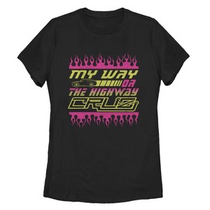 Women's Cars My Way or Highway T-Shirt - 1 of 3