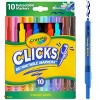Crayola 10ct Clicks Retractable Markers - image 3 of 4