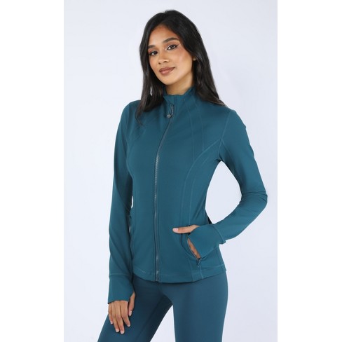 90 Degree By Reflex Missy Full-zip Long Sleeve Jacket - Reflecting