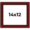PosterPalooza | Weathered Red Picture Frame - UV Acrylic, Backing Board, Hanging Hardware Included - 2 of 4
