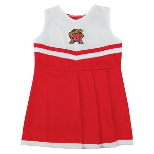 NCAA Maryland Terrapins Toddler Girls' Cheer Dress Set - 1 of 3