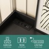 PAGED Dresser Chest of Drawers Wooden Storage Cabinet with 4 Doors and 2 Drawers for Bedroom - 3 of 4