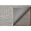 Emerson Modern Abstract Gray/Ivory Area Rug - 4 of 4