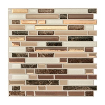 Smart Tiles Bellagio Nola 4pk Peel and Stick 3D Backsplash