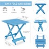 VASIP Compact Wooden Folding Table , Lightweight & Portable Durable Wood Square Table for Patio, Garden, Beach, Camping & Picnic - 4 of 4