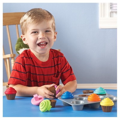 learning resources shape sorting cupcakes