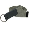 CTM  Cotton Web Belt with Double D Ring Buckle - 4 of 4