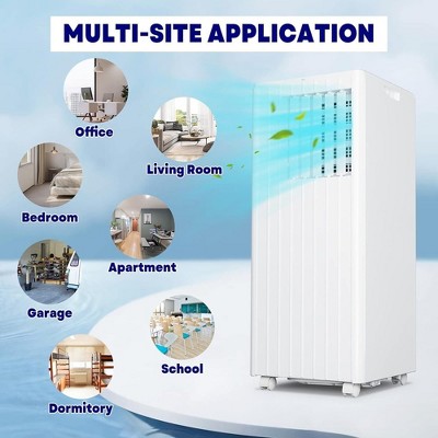 White 5000 BTU Portable Air Conditioner with Remote