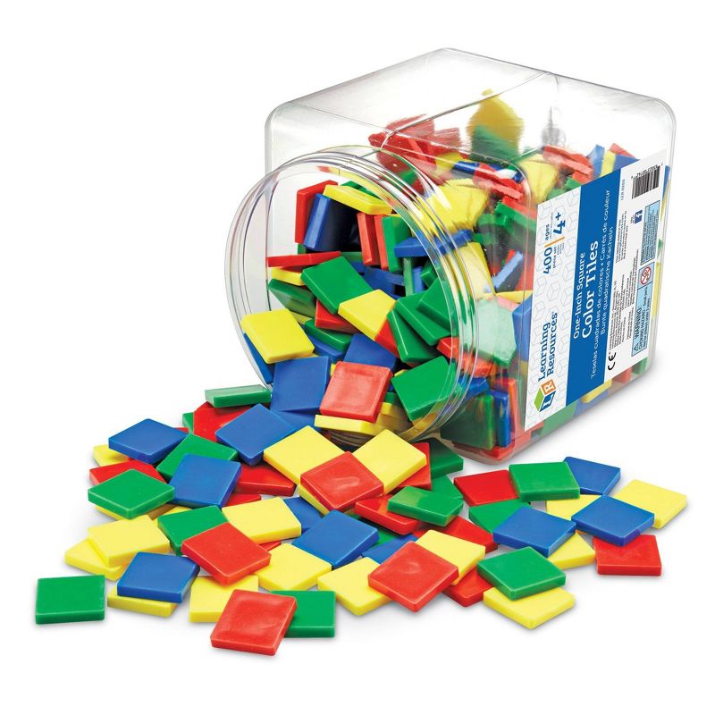 Learning Resources Square Color Tiles - 400pc, 2 of 7
