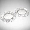 Nachtmann Bossa Nova Crystal Plate, Set of 2 - 4 of 4