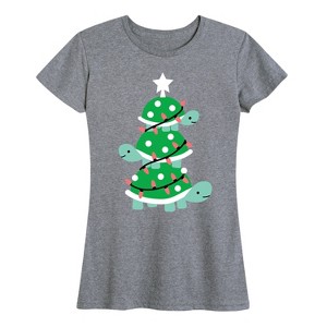 Women's - Instant Message - Turtle Tree Short Sleeve Graphic T-Shirt - 1 of 4