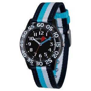 Boys' Red Balloon Black Plastic Time Teacher Watch - 1 of 4