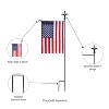Evergreen Fleur de Lis Garden Flag Stand - 3 of 4