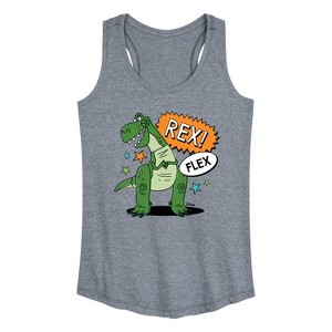 Women's - Disney - Rex Flex Graphic Racerback Tank - 1 of 4