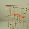 Rectangular Brass Wire Storage - Hearth & Hand™ with Magnolia - 3 of 4