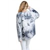 Women's Raglan Sleeve Raw Edged Top - umgee - 3 of 3