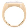 Pompeii3 1Ct Men's Diamond Ring 10k Yellow Gold - 2 of 4