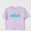 Simply Sage Market Women's Spring Truck Short Sleeve Relaxed Fit Cropped Tee - 3 of 4