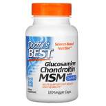Doctor's Best Glucosamine Chondroitin MSM with OptiMSM, Veggie Caps, Dietary Supplements
