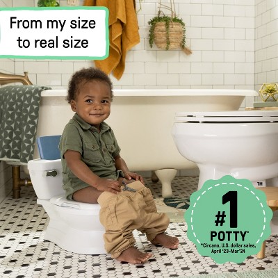 White Toddler Potty Training Chair with Flushing Sound