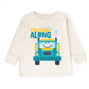 The Juniper Shop SmileyWorld Trucking Along Toddler Long Sleeve Tee - 1 of 4