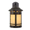 Yosemite Home Decor FL1025DN9 Sahara Collection 9.1-Inch Fluorescent Exterior Sconce, 1-Light Wall Sconce/9-Inch, Desert Night, 72 Piece - 3 of 4