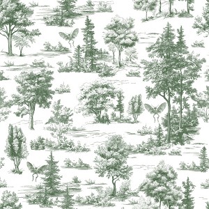 Veer Decor Mothman Novelty Toile Peel and Stick Wallpaper - 1 of 1