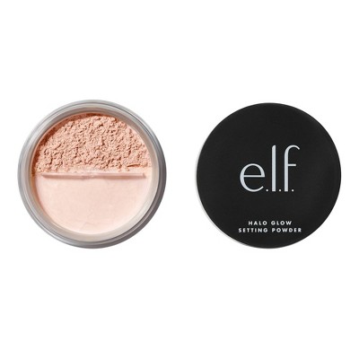 e.l.f. Halo Glow Setting Pressed Powder - Light Pink - 0.24oz