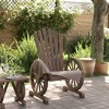 vidaXL Patio Adirondack Chair Solid Wood Fir - 3 of 4
