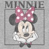 Mickey & Friends Distressed Cute Minnie Portrait T-Shirt - image 2 of 3