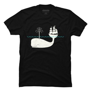 Men's Design By Humans Moby By kellabell9 T-Shirt - 1 of 4
