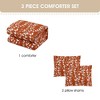 Nanshing 3pc Queen Marilla Comforter Set Orange - 4 of 4