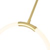 CWI Lighting Hoops 1 Light LED Chandelier With Satin Gold Finish - 3 of 3