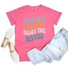 Simply Sage Market Women's Enjoy The Waves Distressed Short Sleeve Garment Dyed Tee - 3 of 3