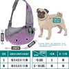 PetAmi Dog Sling Carrier, Puppy Purse Traveling Carrying Bag to Wear, Cat Adjustable Crossbody Travel Pet Pouch - 2 of 4