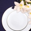 Smarty Had A Party White w/ Gold Rim Organic Plastic Wedding Set - For 20 Guest - 2 of 4