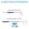 Unique Bargains Stainless Steel Telescopic Portable Anti-slip Flag Pole 2 Pcs - 2 of 4