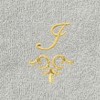 Linum Home Textiles 100% Turkish Cotton MONICA Gold Thread 2PC Embellished Washcloth Set - 3 of 3