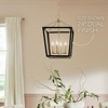 Delvin 31.75 Inch 4 Light Foyer Pendant with Clear Glass in Champagne Bronze and White - 4 of 4