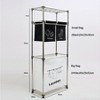 JANSNO Laundry Hamper  with 4 Removable Bags for Organizing Clothes - 3 of 4