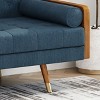 NicBex 72.25 Inch Mid-Century Modern Tufted Sofa with 2 Rolled Accent Pillows for Living Room,Office,Apartment - 4 of 4