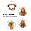 Unique Bargains Women's Floral Scarf Headbands Yellow Pink 5 Pcs - 4 of 4