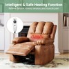 coucheta Electric Recliner Chair with Rocking and Massage Features, PU Leather, Adjustable Recliner - 4 of 4