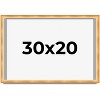 PosterPalooza | Minimalist Shadow Box Brown Picture Frame - UV Acrylic, Backing Board, Hanging Hardware - 2 of 4